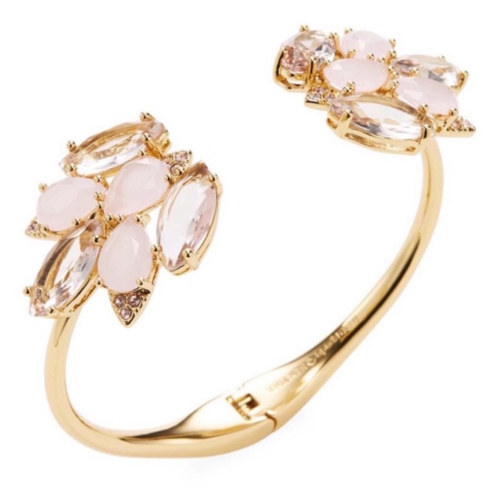 kate spade Blushing Blooms Hinged Cudf Bracelet